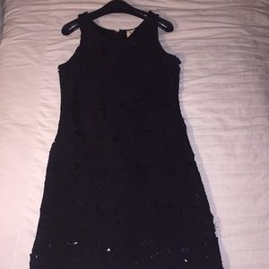 Black lace dress